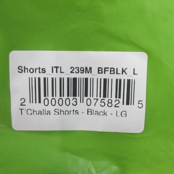 In the Lab Stealth Shorts Men Large Black Basketball Drawstring Heavyweight Mesh - Picture 9 of 10